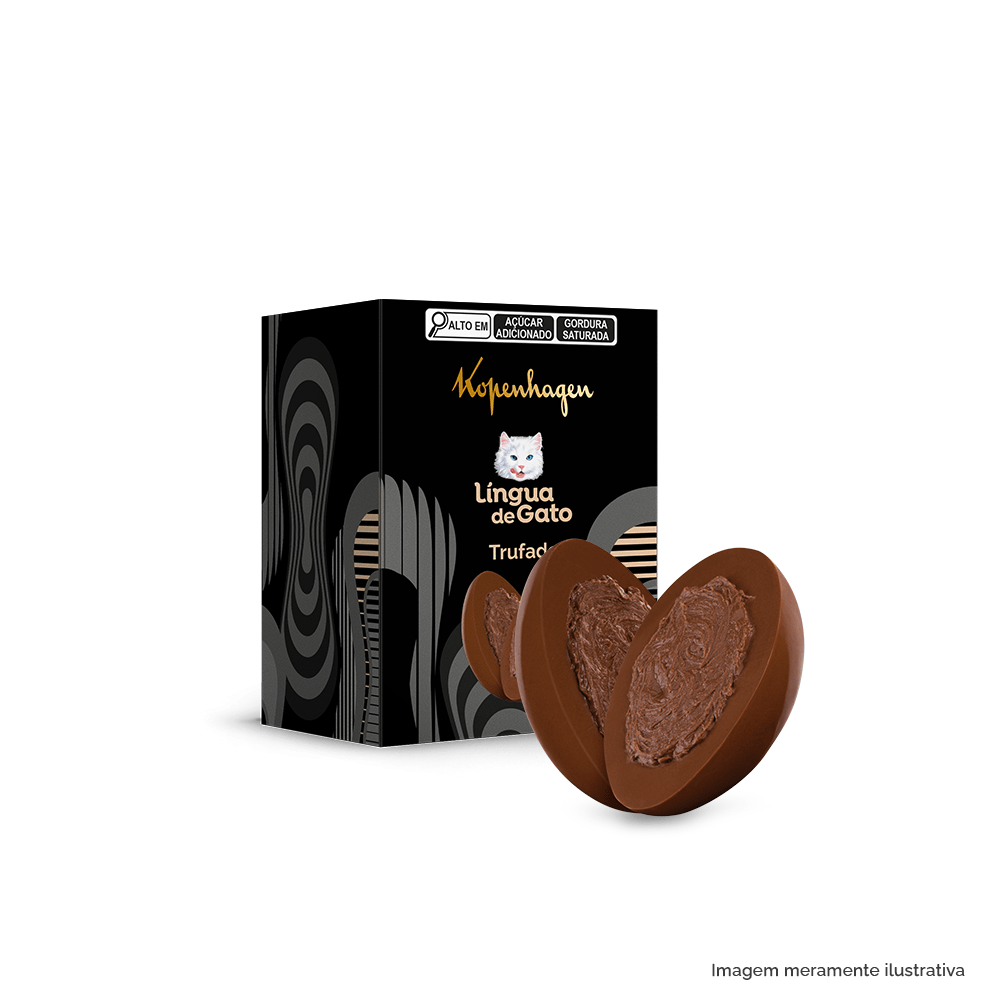 Mini Ovinho Língua de Gato Trufado 75G