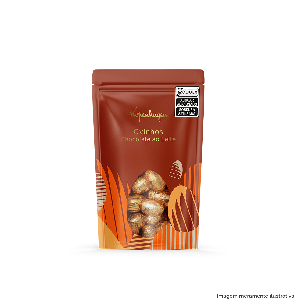 Pouch Ovinhos de Páscoa ao Leite180G