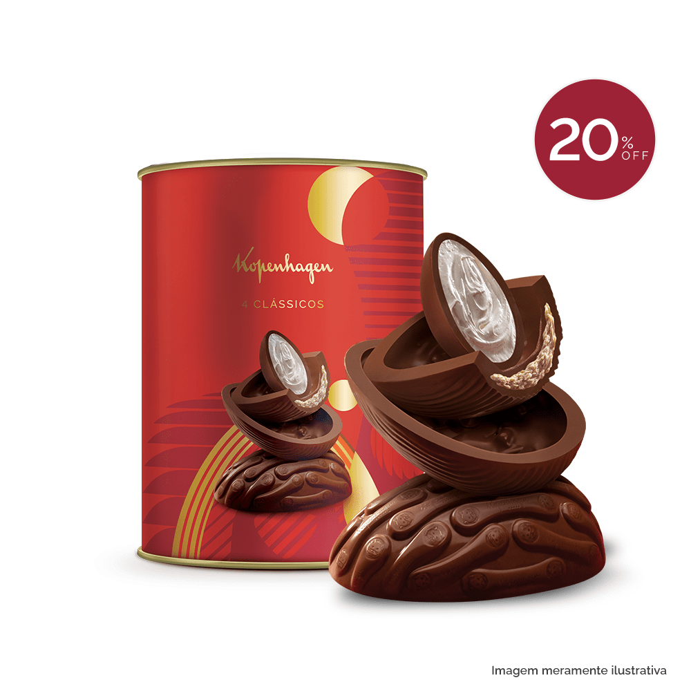 Ovo de Páscoa 4 Clássicos 350G