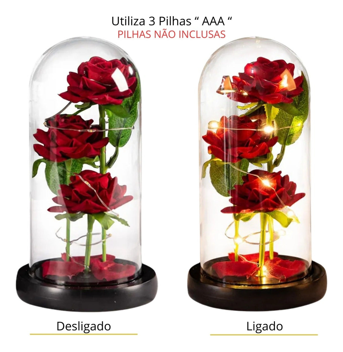 Buque Rosa Encantada Cúpula Almofada Presente Dia Das Mães