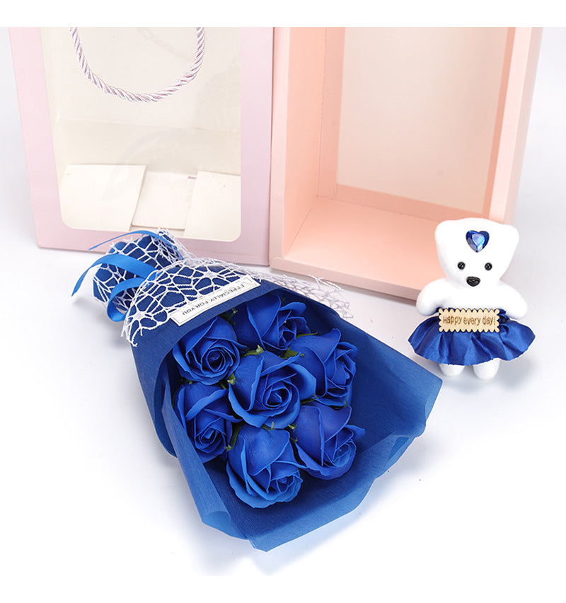 Buquê De Noiva Artificial Em Folha De Flor De Rosa, Decoraçã